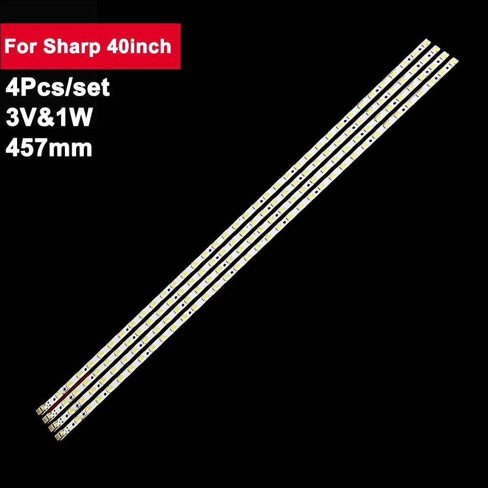 4pcs Led Ʈ TV  40 ġ LC-40LE820M LC-40LLE820M 40NX330A 40LX430A 40NX430A 40LX830A LCD-40LX330A 83 LC-40LLE820M